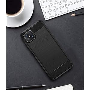 iVoler Cover per Oppo Reno4 Z 5G / Oppo Reno 4Z 5G con 3 Pezzi Pellicola Vetro Temperato, Fibra di Carbonio Nero… - immagine 8