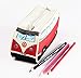 VW Volkswagen T1 Camper Van Pencil Case - Red - Multiple Color Options Available