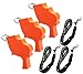 Storm World's Loudest Outdoor, Emergency, Safety, Marine, Police, Underwater, Survival Whistle | 3pk Bundle + Koala Lanyards