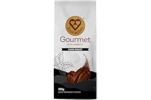3 Corações Café Torrado e Moído Gourmet Dark Roast, 250G