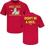 Smack Apparel Manchester United Fans. Don't Be a Dick (Anti-Man City) Red T Shirt (Sm-5X)
