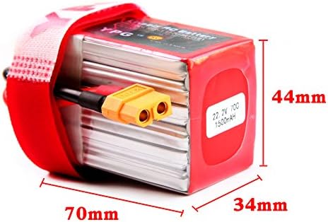 YPG 1500mAh 22.2V 70C 6S Grade A Li-Poly Lipo Battery Hard Case with XT60 Connector for Trex 500 RC Model Car Boat Truck Buggy