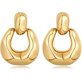 Gold Silver Hoop Dangle Earrings For Women Statement Retro Earrings Multiple Styles Jewelry for Birthday Party Jewelry