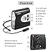 NoOne Air Compressor Tire Inflator, 12V DC Portable Car Tire Inflator Pump, Digital Pressure Gauge, Led Light, Designed for Car Bicycle Motorcycle Ball