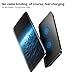 Wireless Charger, Wireless Charging Pad Stand for iPhone X/ 8/8 Plus, Qi Wireless Charger with Double Coils for Samsung Galaxy S8/ Note 8/ S7 Edeg (Black)