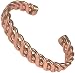 Solid Men Pure Copper Magnetic Bracelet Link Chain Type, Joint Pain Relief Aid. Arthritis Pain Relief Healing Therapy Golf Cuff Bangle. Brushed Copper Magnetic Bracelet for Pain Relief