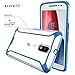 Moto G4 / Moto G4 Plus Case, POETIC Affinity Series Premium Thin/No Bulk/Clear/Dual Material Protective Bumper Case for Motorola Moto G4 / Moto G4 Plus (2016) Blue/Clear