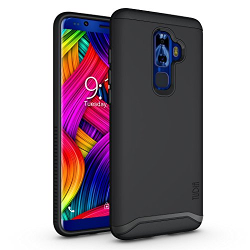 Nuu Mobile G3, G3+ Case, TUDIA Slim-Fit Heavy Duty [Merge] Extreme Protection/Rugged but Slim Dual Layer Case for Nuu Mobile G3, G3+ Android Smartphone (Matte Black)