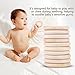 Baby Teething Ring, 10pcs Baby Infant Natural Wood Teething Ring Teether Toy Wooden Bracelet DIY Craft