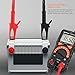 Meterk 5 in 1 Electronic Test Leads Kit, Digital Multimeter Leads with Alligator Clips, Test Extension, Test Probe, Plunger Mini-hooks Replaceable Test Meter
