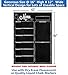 Menu Meal Planner Dry Erase Magnetic for Refrigerator. 3 YEAR WARRANTY - MONDAY thru SATURDAY Chalkboard Style