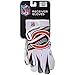 Franklin Sports Chicago Bears Youth NFL Football Receiver Gloves - Receiver Gloves For Kids - NFL Team Logos and Silicone Palm - Youth M/L Pair
