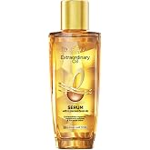 L'Oreal Paris Serum, Protection and Shine, For Dry, Flyaway &amp; Frizzy Hair, With 6 Rare Flower Oils, Extraordinary Oil, 30ml