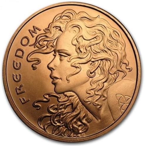 DINOSAUR PTERANODON 1 oz fine copper art round 39 mm coin supplied in bcw vinyl flips