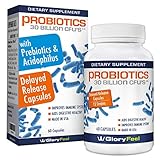 Probiotic Supplement for Women & Men 30 Billion CFU 15 Strains - Probiotics with Prebiotics - Lactobacillus Acidophilus Probiotic - Delayed Release Capsules