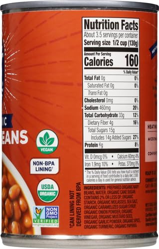 WESTBRAE ORGANIC BAKED BEANS 16 OZ