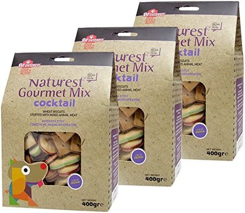 Pet Interest Naturest Gourmet Cocktail Biscuits for Dogs x 3