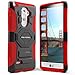 Evocel New Generation Series Phone Case Compatible with G3 Stylus (D690) with Belt Clip Holster and Kickstand, Red