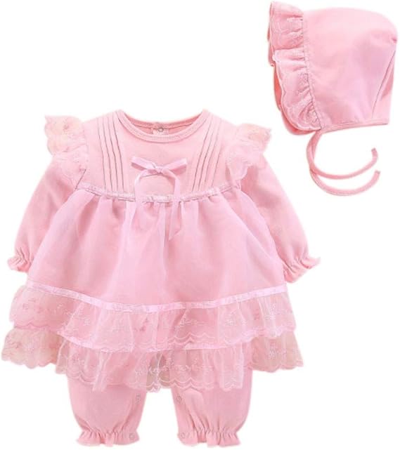 Amazon Co Jp 子供服 長袖 カバーオール ベビー 新生児 幼児 ロンパース ワンピース 服 ファッション小物