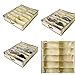 Loveje 12 Grid Shoes Storage Organizer Non-Woven Fabric Shoebox Folding (Type1 12 Grid)