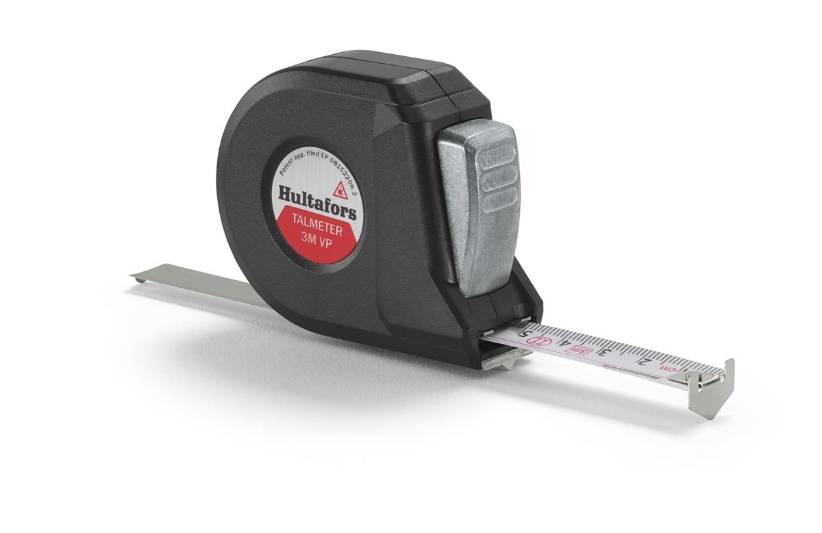 Talmeter VP 3-metre tape measure for hot surfaces & ventilation pipes I Hultafors I Accuracy class II I Made in the EU I 7-in-1 tape measure with unique measuring and marking function I 359403