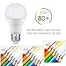 Albrillo A19 Light Bulb E26 LED Bulb 9W, 60 Watt Light Bulbs Equivalent 800 Lumen, Soft White Medium Base Bulb Smart Home Lighting No-Dimmable, 4 Pack