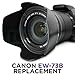(EW-73B Replacement) Altura Photo Lens Hood for Canon 18-135mm EF-S f/3.5-5.6 is, EF-S 18-135mm f/3.5-5.6 is STM, 17-85mm EF-S f/4.5-5.6 is USM