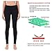 QUEENIEKE Women Yoga Leggings Workout Tights Running Pants Size XXL Color Midnight Black Long