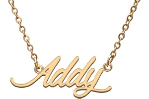 GR859C Name Tag Necklaces for Her His Friends Familys Relationship Memory Jewelry Gift