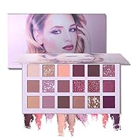 UCANBE Aromas Matte Shimmer Glitter Blending 18 Color Eye Shadow Pallet with Mirror, Natural Velvet Texture Powder Creamy Cosmetic (A1)