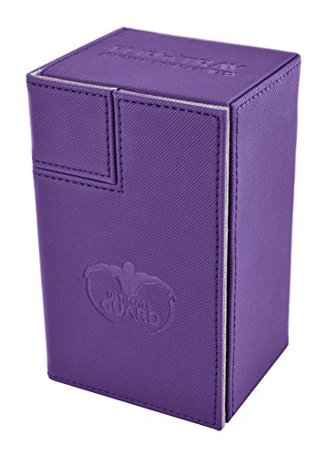 Ultimate Guard FlipnTray Deck Case 80+ Standard Size XenoSkin Purple Carte