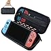 FOJOJO Larger Carrying Case for Nintendo Switch and Charging Adapter - with 20 Game Cartridges, Protective Hard Shell Storage Case for Nintendo Switch Console & Accessories with Holder Design