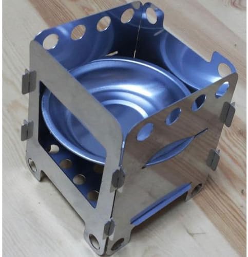 Stove Pocket Alcohol Outdoor Cooking Camping Lightweight And Compact, Fits Into Any Pocket. Come In A Pouch For Convenient Carrying
