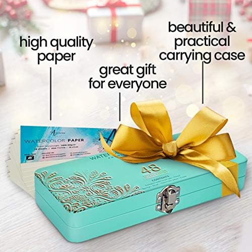 Watercolor set by Artistro with various vibrant colors.