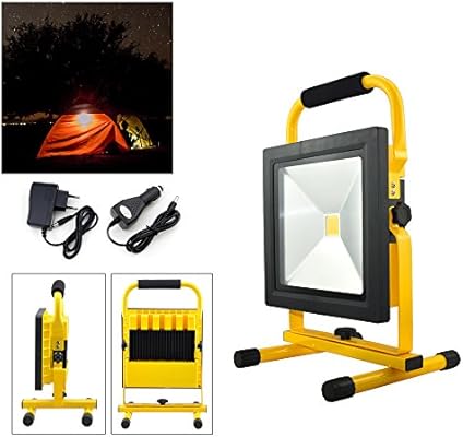 Hengda® 50W amarillo blanco cálido LED Foco Recargable proyector ...