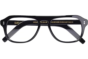 EAREADA Men Vintage Aviator Eyeglasses Kingsmen Glasses MPO848DTO Acetate Frames Clear Lens Glasses…