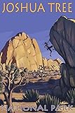 Joshua Tree National Park, CA - Boulder Climber (9x12 Art Print, Wall Decor Travel Poster)