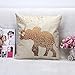 Iuhan® Fashion Vintage Cotton Linen Pillow Case Sofa Waist Throw Cushion Cover Home Decor