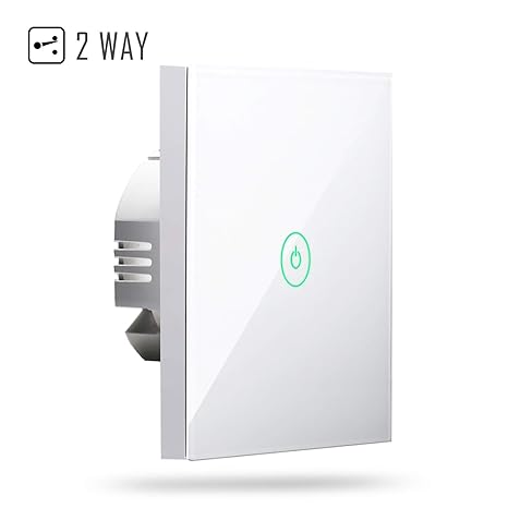 Smart WiFi 2 Wege Wandschalter, Meross,Kompatibel mit Alexa, Google Assistant und IFTTT, Neutralleiter erforderlich