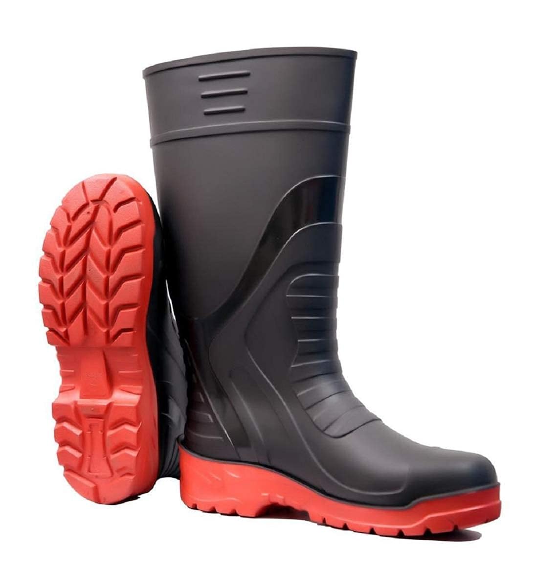 Worvo MetroSafety Gumboot 13 Inch Double Density with Steel Toe
