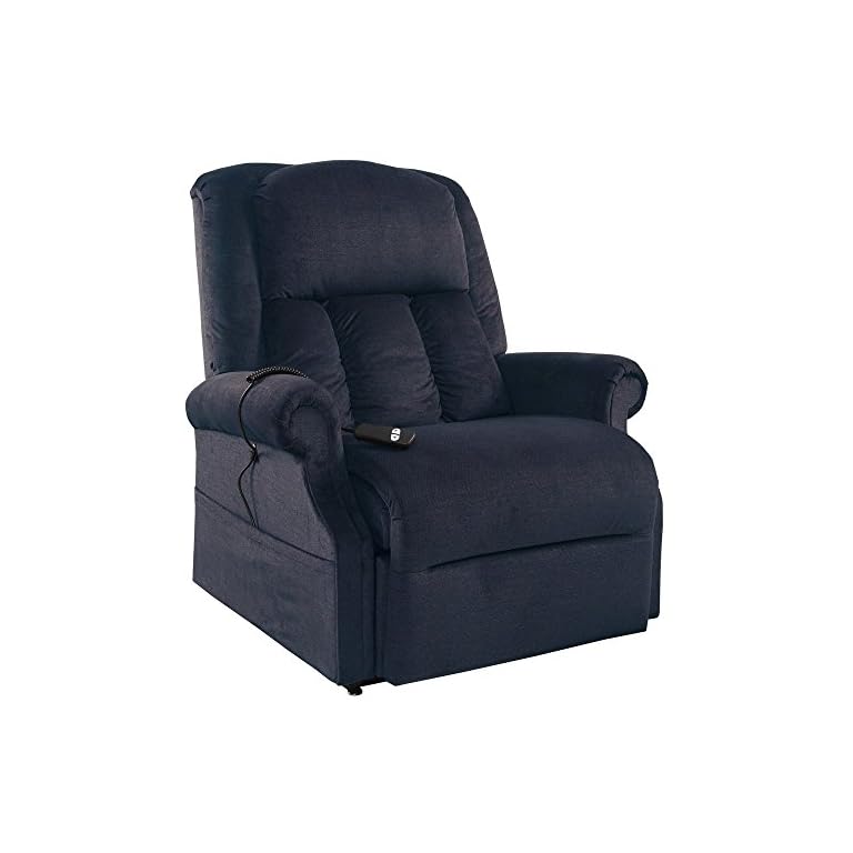 Mega Motion Easy Comfort Superior 3 Position Heavy Duty Big Lift Chair 500 lb Capacity Chaise