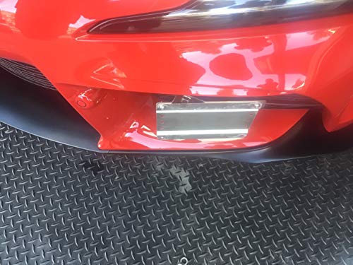 GMG Motorsports NO Holes License Plate Bracket for The Toyota Supra (2020- Present) No Drill Tow Hook License Plate Mount