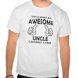 This is What an Awesome Uncle Looks Like Adult T-Shirt Tee