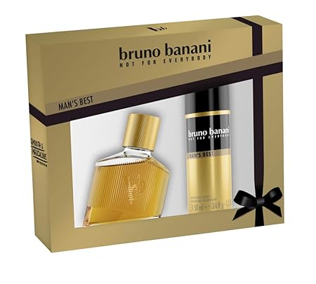 Bruno Banani Duftset Man's Best Eau de Toilette 30ml + Deospray 50ml, 1er Pack (1 x 80 ml)