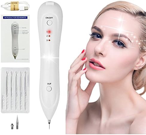 Skin Tag Remover, Spot Eraser Pro for Warts, Age Spots, Tattoo, Nevus, Birthmark, Skin Pigmentation - Portable Safety USB Rechargeable