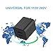 Wall Charger, FEIPUKER 4.2A 21W Fast Charging Portable Home Travel Charger with 6FT [2-PACK] Long Durable 8 Pin Lightning Cable Charging Cord for IOS 10 iPhone 7/6S Plus, 5S/SE, iPad Air/mini(Black)