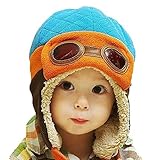 Aeeque New Baby Boys Hats Winter Warm Cap Hat [Toddler Protect] Beanie Pilot Aviator Crochet Earflap