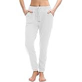 Walifrey Womens Joggers with Pockets, Drawstring Sweatpants Women for Lounging Jogging Workout and Gym