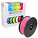 TIANSE Pink 3D Filament PLA 1.75mm 1KG Spool, Dimensional Accuracy +/- 0.03 mm,Neon Pink