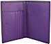 Travelambo RFID Blocking Genuine Leather Passport Holder Wallet Cover(purple)